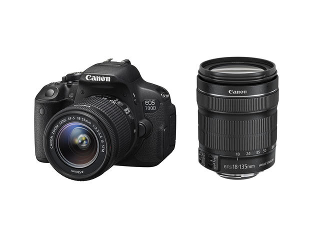 DSLR Canon EOS 700D с обективи 18-55mm IS STM и 18-135mm IS STM