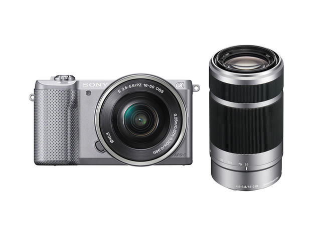 Mirrorless Sony Alpha 5000 с 16-50mm f/3.5-5.6 PZ OSS и 55-210mm f/4.5-6.3 OSS