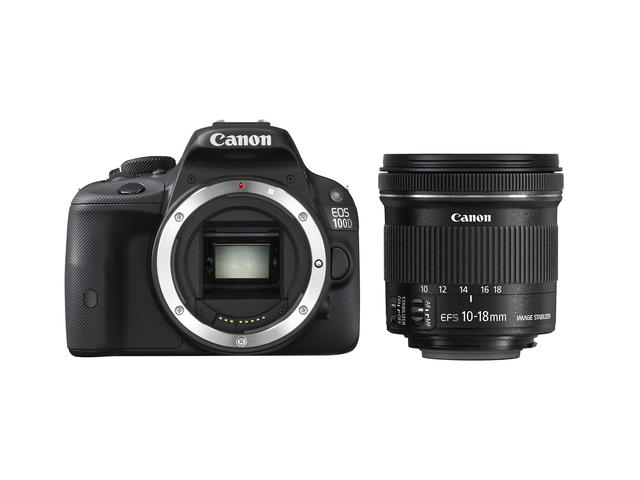 DSLR Canon EOS 100D с обектив 10-18mm IS STM
