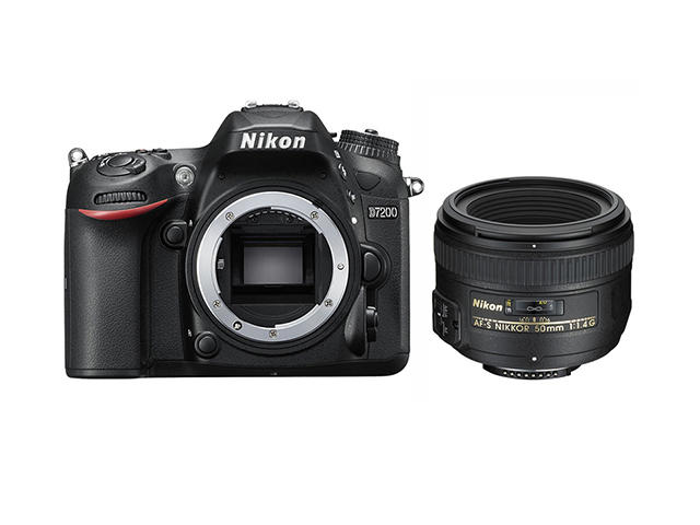 DSLR Nikon D7200 с обектив 50mm f/1.4G