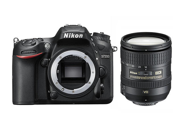 DSLR Nikon D7200 с обектив DX 16-85mm ED VR