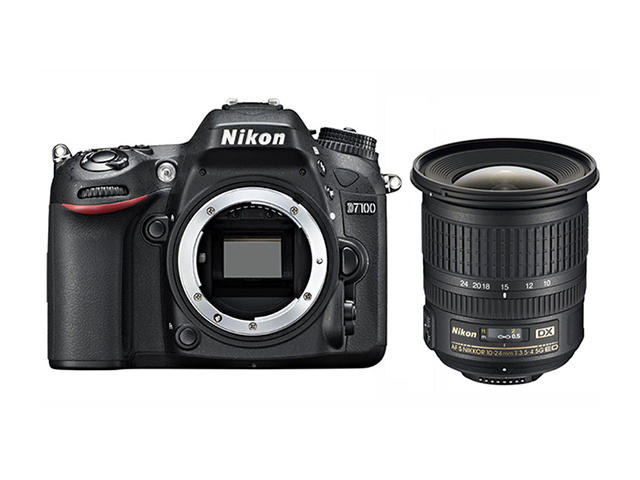 DSLR Nikon D7100 с обектив 10-24mm f/3.5-4.5G ED