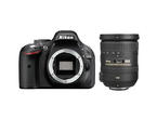 DSLR Nikon D5200 с обектив 18-200mm f/3.5-5.6G ED VR II