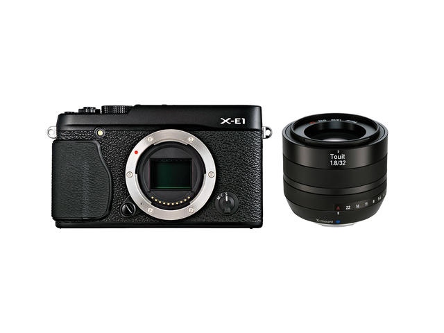 Mirrorless Fujifilm X-E1 с обектив Carl Zeiss Touit 32mm f/1.8