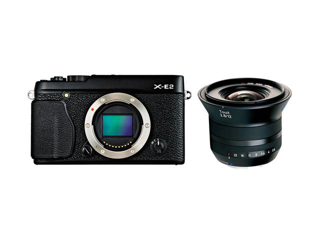 Mirrorless Fujifilm X-E2 с обектив Carl Zeiss Touit 12mm f/2.8
