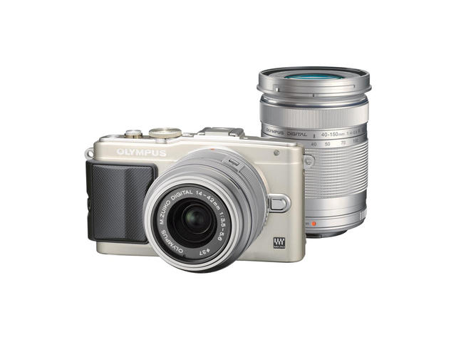 Mirrorless Olympus Pen E-PL6 с 14‑42mm II R и ED 40‑150mm R