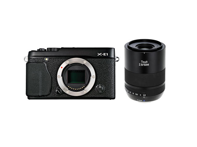 Mirrorless Fujifilm X-E1 с обектив Carl Zeiss Touit 50mm f/2.8