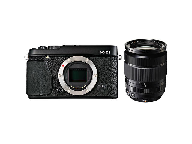 Mirrorless Fujifilm X-E1 с обектив 18-135mm f/3.5-5.6 R LM OIS WR