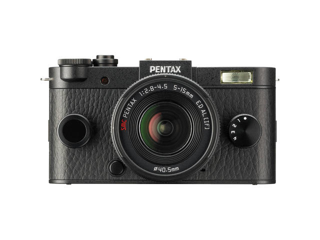Mirrorless Pentax Q-S1 с обектив 5-15mm f/2.8-4.5