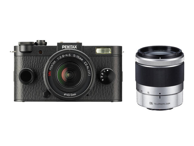 Mirrorless Pentax Q-S1 с 5-15mm f/2.8-4.5 и 15-45mm f/2.8