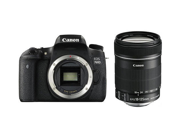 DSLR Canon EOS 760D с обектив 18-135mm f/3.5-5.6 IS