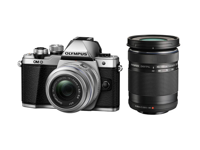 Mirrorless Olympus OM-D E-M10 Mark II с 14‑42mm II R и 40-150mm R
