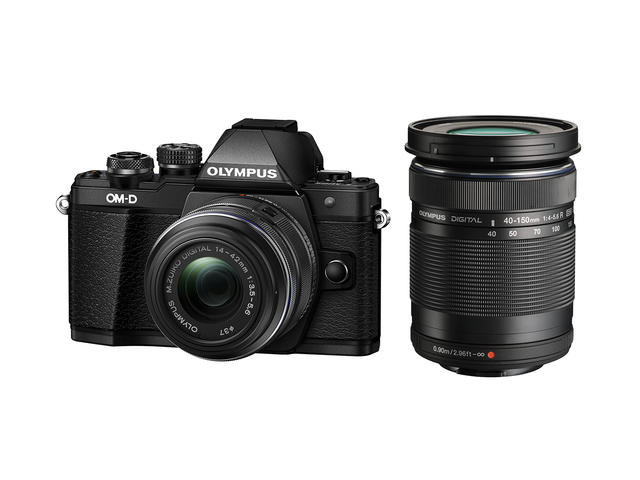 Mirrorless Olympus OM-D E-M10 Mark II с 14‑42mm II R и 40-150mm R