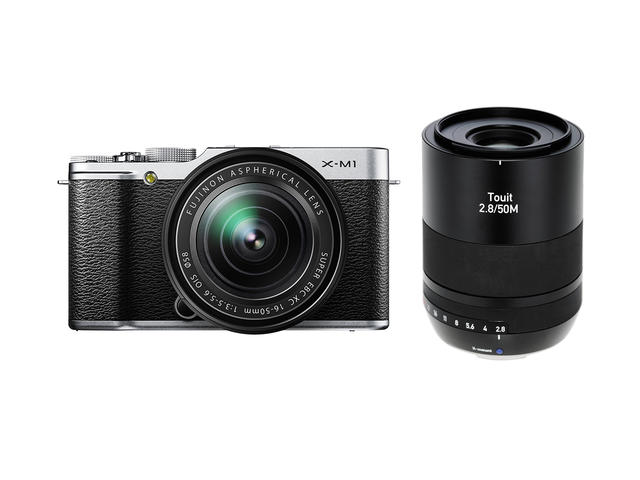 Mirrorless Fujifilm X-M1 с Fujifilm XC 16-50mm OIS и Zeiss Touit 50mm f/2.8
