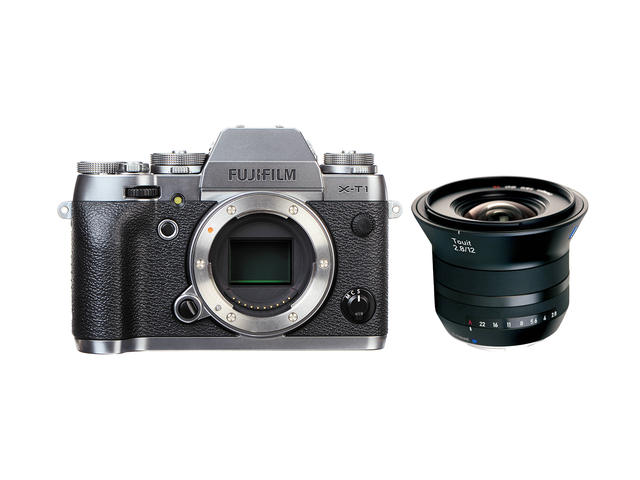 Mirrorless Fujifilm X-T1 с обектив Carl Zeiss Touit 12mm f/2.8