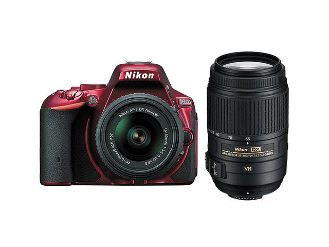 DSLR Nikon D5500 с 18-55mm VR II и 55-300mm ED VR
