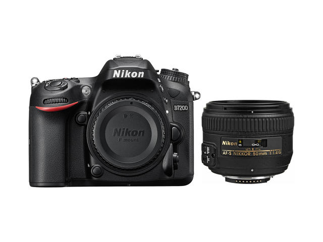 DSLR Nikon D7200 с обектив AF-S Nikkor 50mm f/1.4G