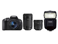 DSLR Canon EOS 700D с 18-55mm IS STM, 10-18mm IS STM и 55-250 IS STM