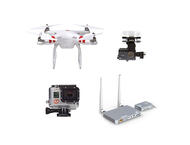 Дронове DJI Phantom 2 + стойка Zenmuse H3-3D + камера GoPro HERO4 Black + DJI LightBridge