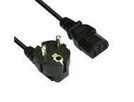 Кабели и Адаптери VCom захранващ кабел power cord computer schuko 220V - CE021-3 метра