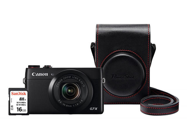 Компактни фотоапарати Canon PowerShot G7X Premium Kit