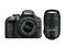 DSLR Nikon D3300 с обективи 18-55mm VR II и 55-300mm ED VR