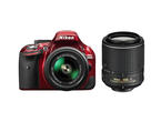DSLR Nikon D5200 с обективи 18-55mm VR II и 55-200mm VR II