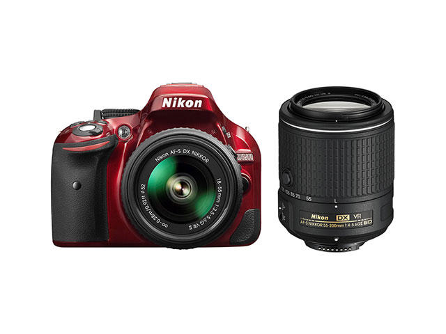 DSLR Nikon D5200 с обективи 18-55mm VR II и 55-200mm VR II