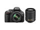 DSLR Nikon D5200 с обективи 18-55mm VR II и 55-200mm VR II
