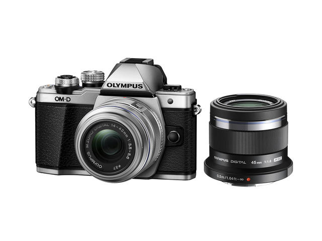 Mirrorless Olympus OM-D E-M10 Mark II с обектив 14‑42mm II R и 45mm f/1.8 MSC